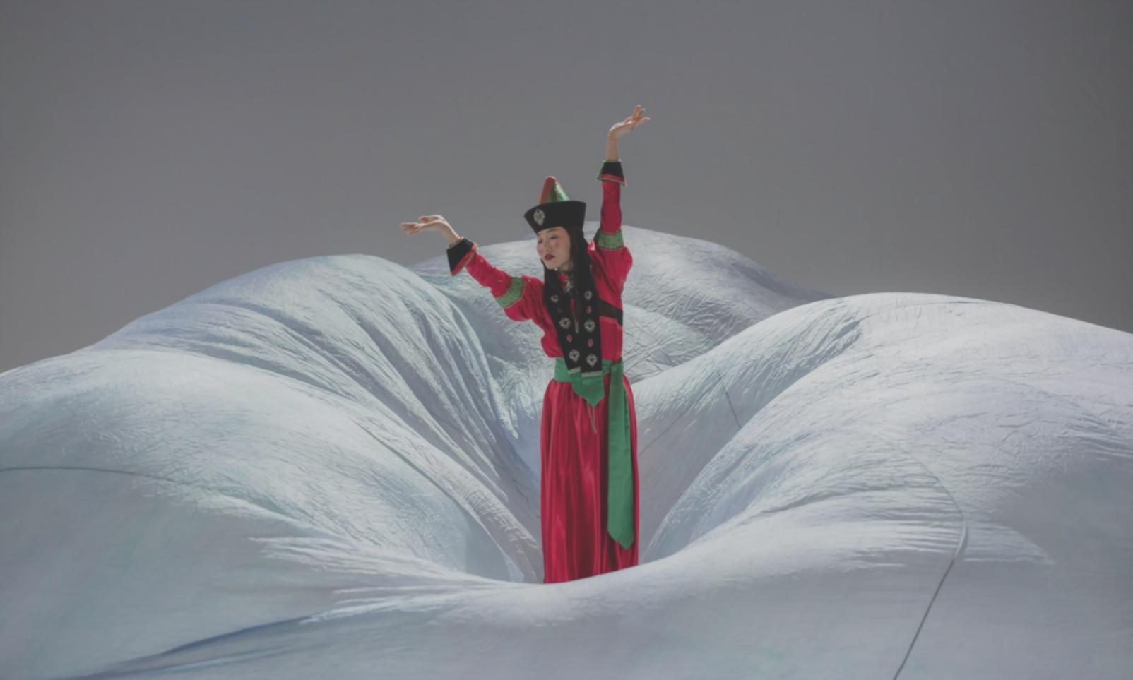 Solo jazz dancer performing expressive movement showcasing personal artistic interpretation