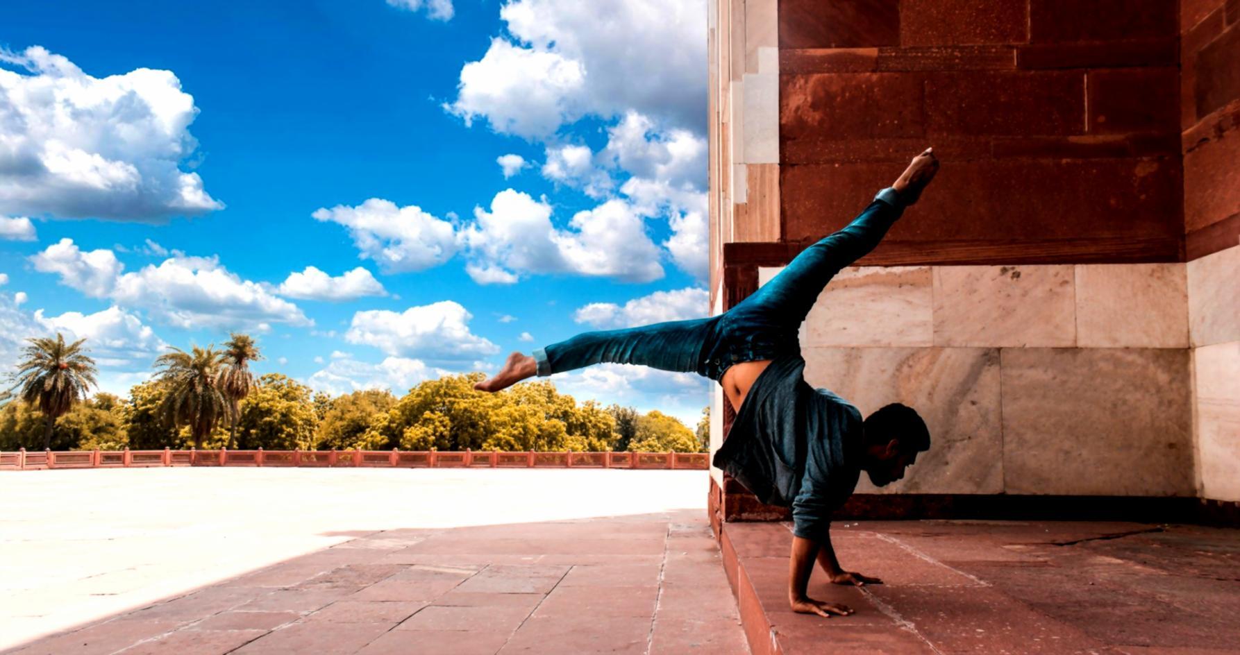 Jazz dance studio interior with natural lighting and open practice space